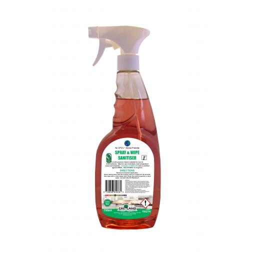 Spray & Wipe Sanitiser 750ml-5L
